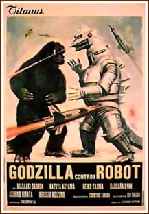 La locandina di Godzilla contro i Robot